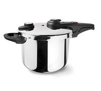 Lacor 71886 Pressure Cooker, 6 Litre, Silver | Durable professional utensil designed for optimal performance and quick, easy cleaning in the dishwasher