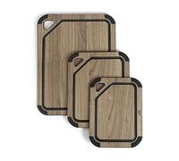 LACOR Cutting Board, Wood Fibre + Silicone, Walnut, Large, 60588
