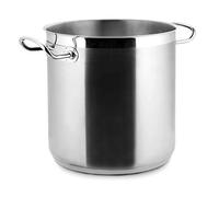Lacor Eco-Chef Stock Pot Without Lid, Stainless Steel, Silver, 20 x 20 cm