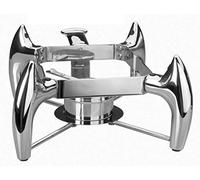 Lacor Gn 1/2 Luxe Chafing-Dish Stand, Stainless Steel, Silver, 28 x 40 x 17 cm