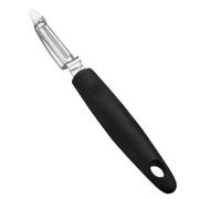 Lacor Professional P Peeler, Stainless Steel, Black, 5.5 x 1.6 x 30 cm