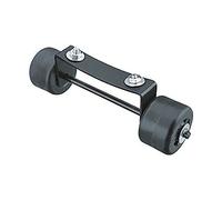 Lacor R69400R Outdoor Gas Heater Iron Wheels, Black