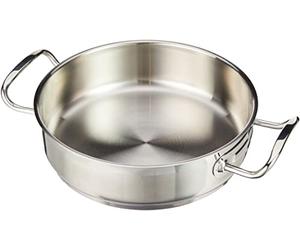 Lacor Round Dish Eco-Chef Wo/Lid, Stainless Steel, Silver, 24 x 6 cm