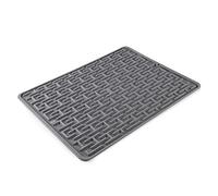 LACOR, Silicone Plates and Cutlery Drainer, Dish Drying Mat, Roll-Up Drip Tray, BPA, 43 x 32.5 cm, Black, Mediano