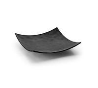 Lacor Square Melamine Tray, Black, 25 x 25 x 5 cm