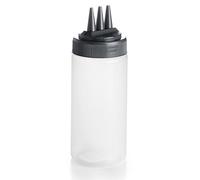 Lacor Squeeze Bottle with Triple Nozzle 472Ml, White, 7X7X20 cm
