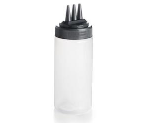 Lacor Squeeze Bottle with Triple Nozzle 472Ml, White, 7X7X20 cm