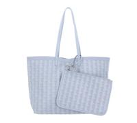 LACOSTE(ラコステ) Unisex's [公式] ゼリー コーテッドキャンバスミディアムトートバッグ Bag, Gray (Light Gray), One Size