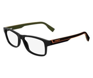 Lacoste 001 Man Optical frames Bio-inject Black Squared Normal