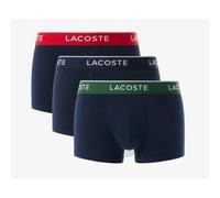 Lacoste 3 Pack Trunks Mens Trunks Navy Blue/Green/Red/Navy Blue