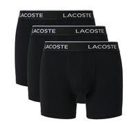 Lacoste 3 Pack Cotton Stretch Boxer Briefs Black - XL