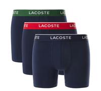 Lacoste 3 Pack Cotton Stretch Boxer Briefs Navy/Multi - XL