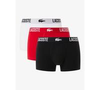 Lacoste 3 Pack Cotton Stretch Trunks Multi