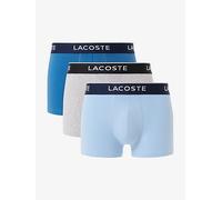 Lacoste Men's 3 Pack Cotton Stretch Trunks, Multicoloured