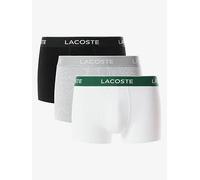 Lacoste Stretch Cotton Logo Boxers White Grey Black (3 units) - S