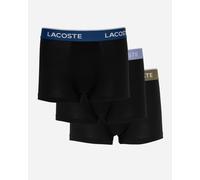Lacoste 3-Pack Mens Trunks - Black/Delphinium-Olive-Methylene 94I - Black/Delphinium-Olive-Methylene 94I - L