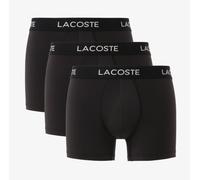 Lacoste 3-pack Microfiber Trunks, Black - Small