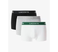 Lacoste 3 Pack Cotton Trunks, Grey, Size Xl, Men Grey