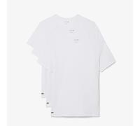 Lacoste 3 pack t-shirt in white