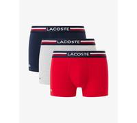 Lacoste Stretch Cotton Boxers Colour red navy blue white (3 units) - XL