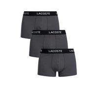 Lacoste 3 Pack Trunks - Grey - Small