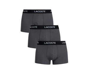 Lacoste 3 Pack Trunks - Grey - Small