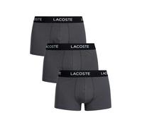 Lacoste 3 Pack Trunks - Grey - XX Large
