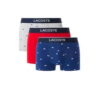 Lacoste Printed Stretch Boxers navy blue white red (3 units) - XL