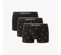 Lacoste 3 Pack Trunks Mens Trunks Black