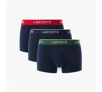 Lacoste 3 Pack Trunks Mens Trunks Navy Blue/Green/Red/Navy Blue