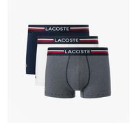 Lacoste Triple Pack Boxer Trunks Navy Blue/White