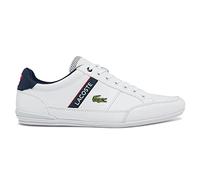Lacoste 40CMA0067 Men’s Sneaker, Wht/NVY/Red, 10 UK