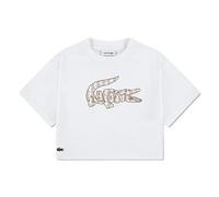 Lacoste 447166 Short Sleeve T-shirt White 12 Years Girl