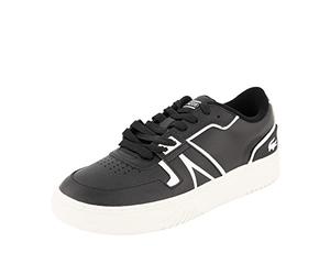 Lacoste 45SMA0126, Men's Short Trainers, BLK/WHT, 45 EU, Blk Wht, 11 UK