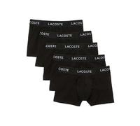 Lacoste 5-Pack Casual Boxer Trunks, Black - Medium