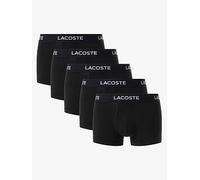 Lacoste 5 Pack Cotton Trunks- Black, Black, Size L, Men Black
