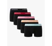 5 Pack Cotton Stretch Trunks Black (Black/Red/Green/Pink/Orange) XL