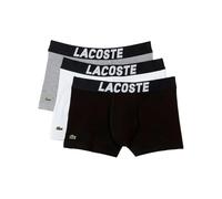 Lacoste 3 Pack Cotton Trunks - Grey, Grey, Size S, Men Grey