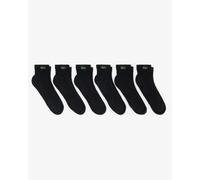 Lacoste 6-Pack Mid-Length Mens Sport Socks - Black 031 - Black 031 - UK9-12 EU43-46