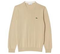 Men's Lacoste Mens Organic Cotton Crew Neck Sweater - Tan - Size: 38/Regular