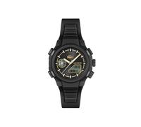 Lacoste Analog-Digital Multifunction Quartz Watch for Women LC33 Collection with Black Silicone Bracelet - 2001434