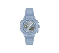 Lacoste Analog-Digital Multifunction Quartz Watch for Women LC33 Collection with Blue Silicone Bracelet - 2001431