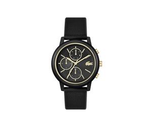 Lacoste Analogue Multifunction Quartz Watch for Men LACOSTE.12.12 Move Collection with Black Silicone Bracelet - 2011469