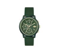 Lacoste Analogue Multifunction Quartz Watch for Men LACOSTE.12.12 Move Collection with Green Silicone Bracelet - 2011471