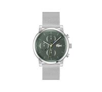 Lacoste Analogue Multifunction Quartz Watch for Men Replay Collection with Silver Stainless Steel Mesh Bracelet - 2011410