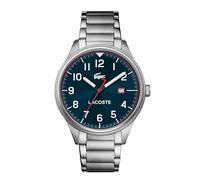 Lacoste Analogue Quartz Watch for Men LACOSTE CONTINENTAL Collection with Silver Stainless Steel Bracelet - 2011022