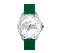 Lacoste Analogue Quartz Watch for Men LE Croc Collection with Green Silicone Bracelet - 2011157