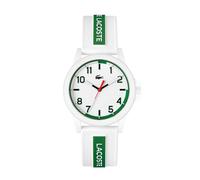 Lacoste Analogue Quartz Watch for Youth RIDER Collection with White Silicone Bracelet - 2020140