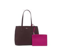 Lacoste Anna logo-plaque reversible tote bag - Brown OS