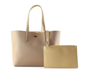 Lacoste Anna reversible tote bag 34.5 cm brown